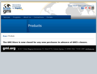 store.gmi.org screenshot