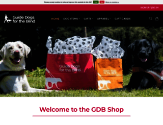 store.guidedogs.com screenshot