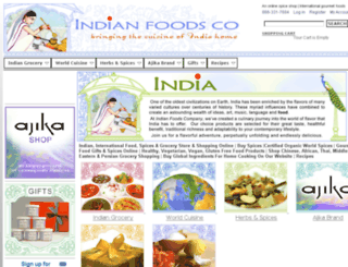 store.indianfoodsco.com screenshot