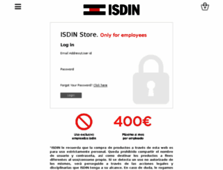store.isdin.com screenshot