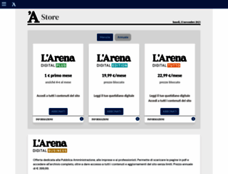 store.larena.it screenshot