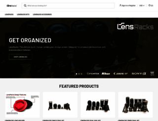 store.lensracks.com screenshot