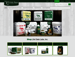 store.lifedatalabs.com screenshot
