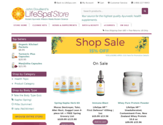 store.lifespa.com screenshot