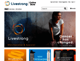 store.livestrong.org screenshot