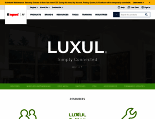 store.luxul.com screenshot