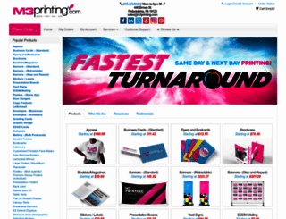 store.m3printing.com screenshot