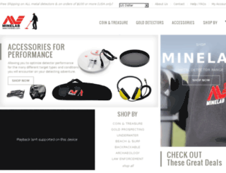 store.minelab.com screenshot