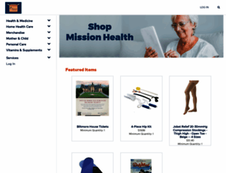 store.mission-health.org screenshot