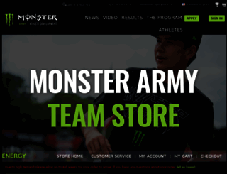 store.monsterarmy.com screenshot