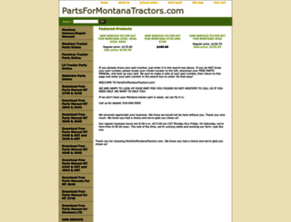store.montana-tractors.com screenshot
