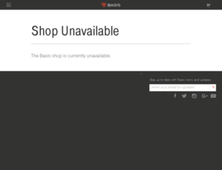 store.mybasis.com screenshot