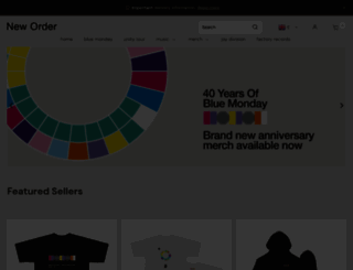 store.neworder.com screenshot