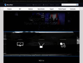 store.newtek.com screenshot