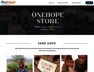 store.onehope.net screenshot