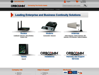 store.orbcomm.com screenshot