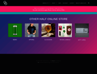 store.otherhalfbrewing.com screenshot