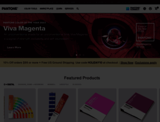 store.pantone.com screenshot