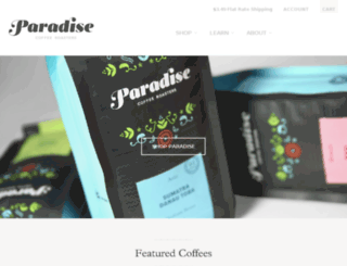 store.paradiseroasters.com screenshot