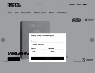 store.perrotin.com screenshot