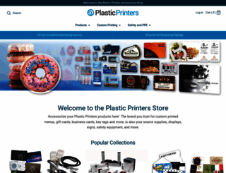 store.plasticprinters.com screenshot