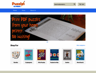 store.puzzles-to-print.com screenshot