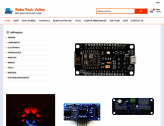 store.robotechvalley.com screenshot