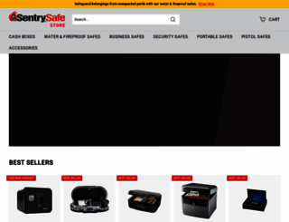 store.sentrysafe.com screenshot