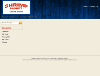 store.shrimpbasket.com screenshot