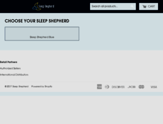 store.sleepshepherd.com screenshot
