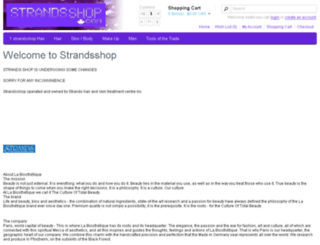 store.strandsshop.com screenshot
