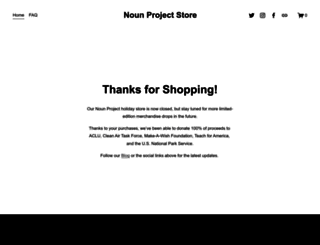 store.thenounproject.com screenshot
