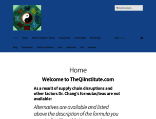 store.theqiinstitute.com screenshot