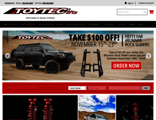 store.toyteclifts.com screenshot