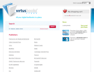 store.virtusbooks.com screenshot