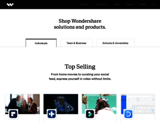 store.wondershare.net screenshot