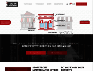 storefrontmaintenance.com screenshot