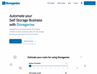 storeganise.com screenshot