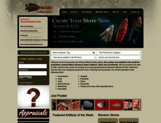 stores.arrowheads.com screenshot