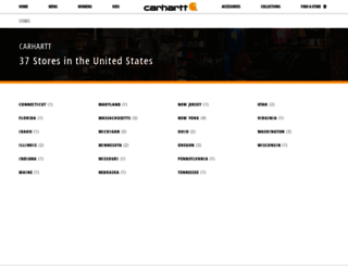stores.carhartt.com screenshot