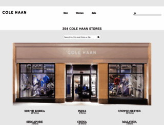 stores.colehaan.com screenshot
