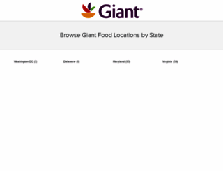 stores.giantfood.com screenshot