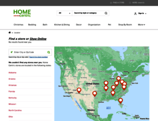 stores.homecentric.com screenshot