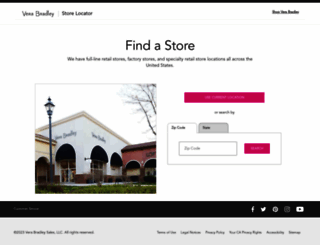 stores.verabradley.com screenshot