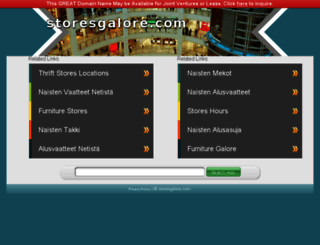 storesgalore.com screenshot