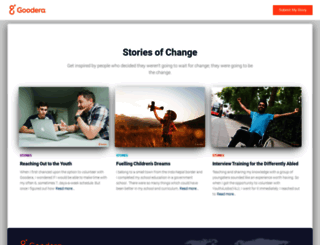 stories.goodera.com screenshot