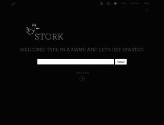 storkregistry.com screenshot