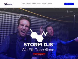 storm-djs.com screenshot
