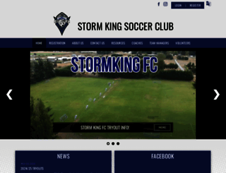 stormkingsoccer.com screenshot