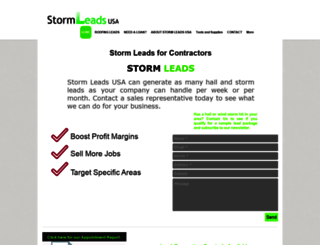 stormleadsusa.com screenshot